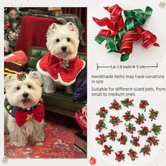 Hixixi Christmas bows 20-pack neatly packaged for gifting