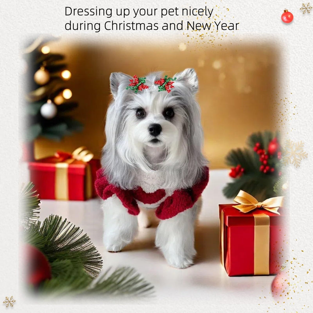 Hixixi Christmas dog bows make a thoughtful gift for pet lovers