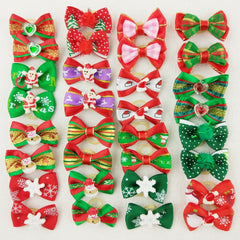 Hixixi Christmas pet bows pack for festive holiday looks