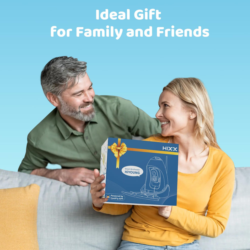 HIXX gift-ready packaging blue makes a thoughtful gift for bird lovers.