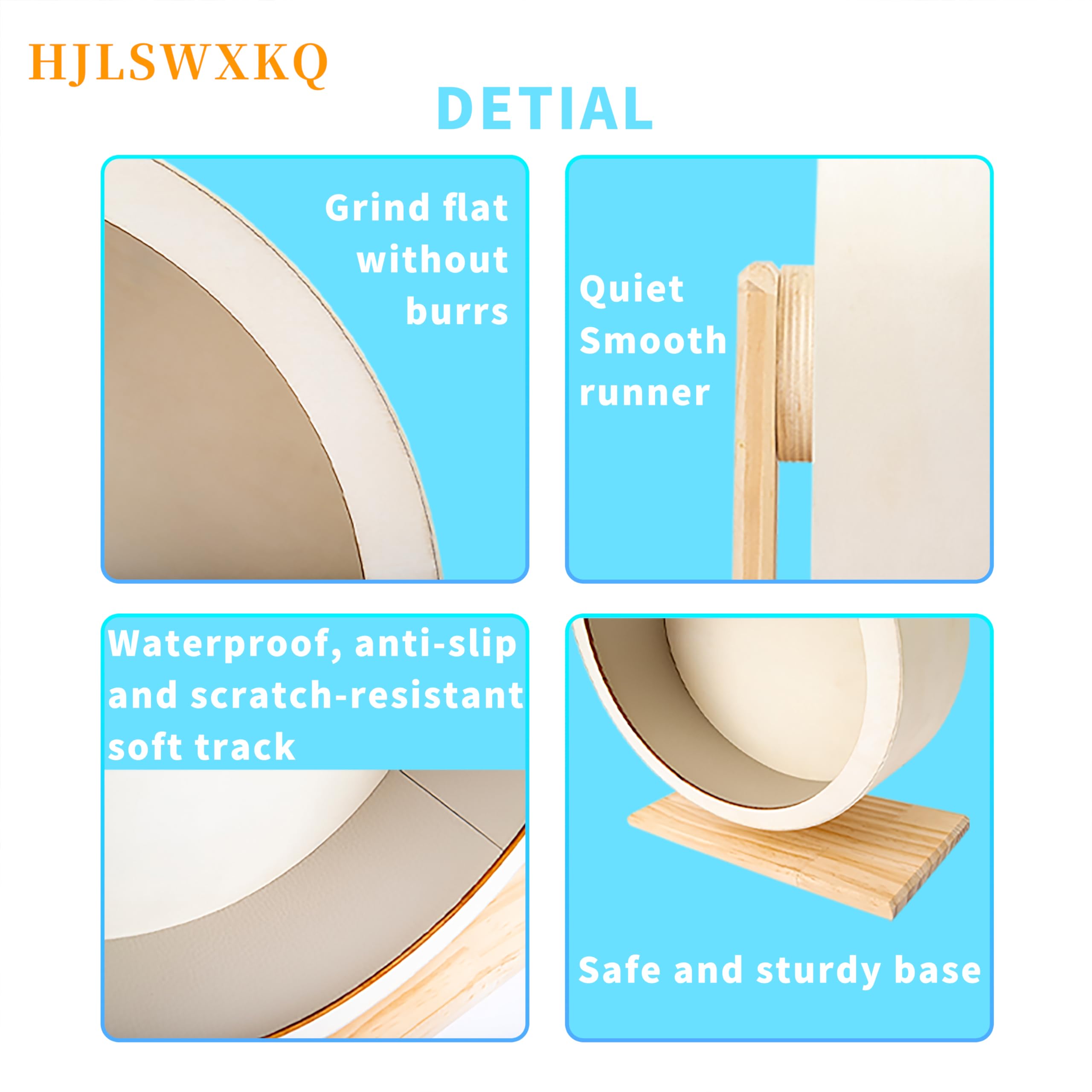 HJLSWXKQ anti-tip wide-base design keeps small animals safe during energetic sessions.