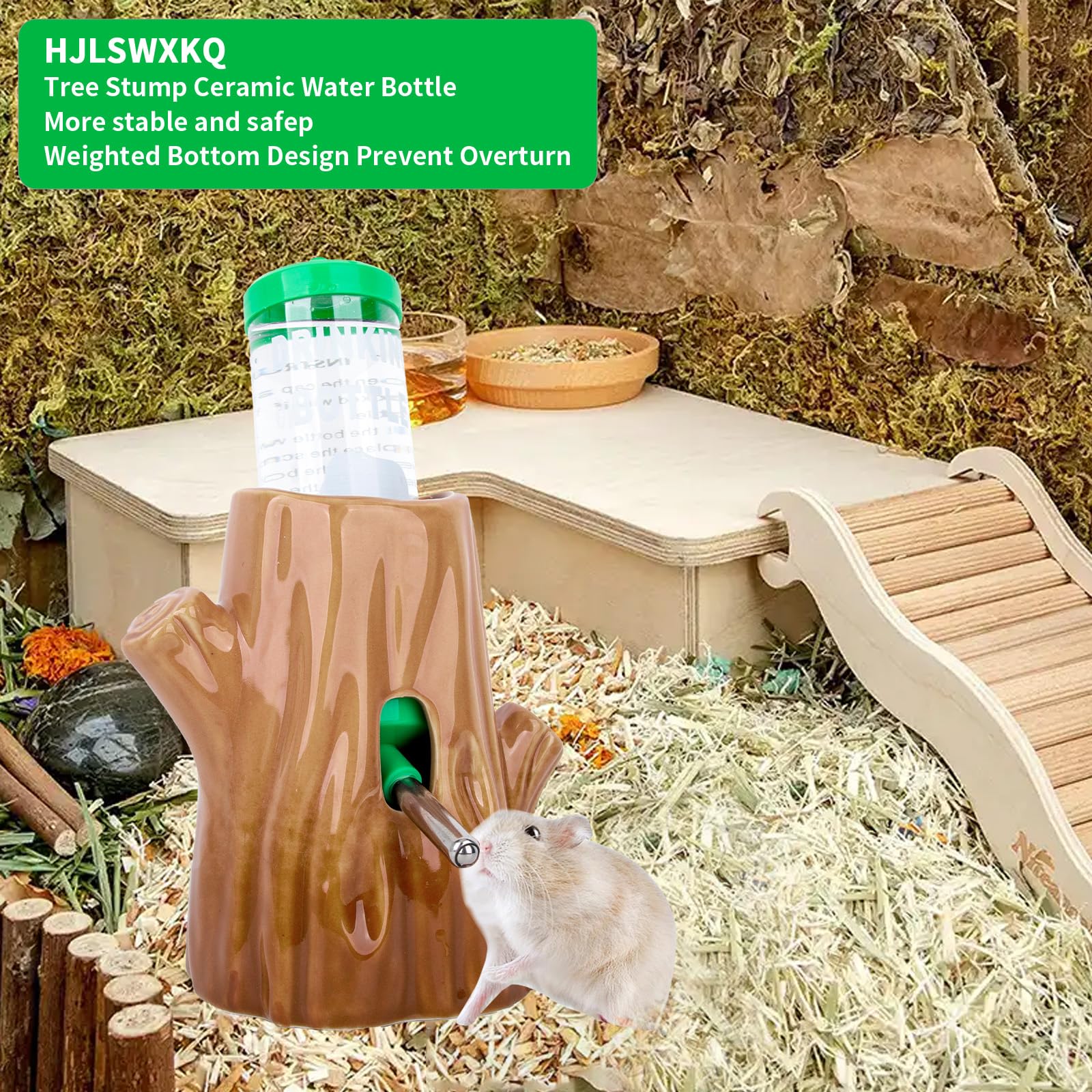 HJLSWXKQ ceramic water bottle bracket secures hamster habitat