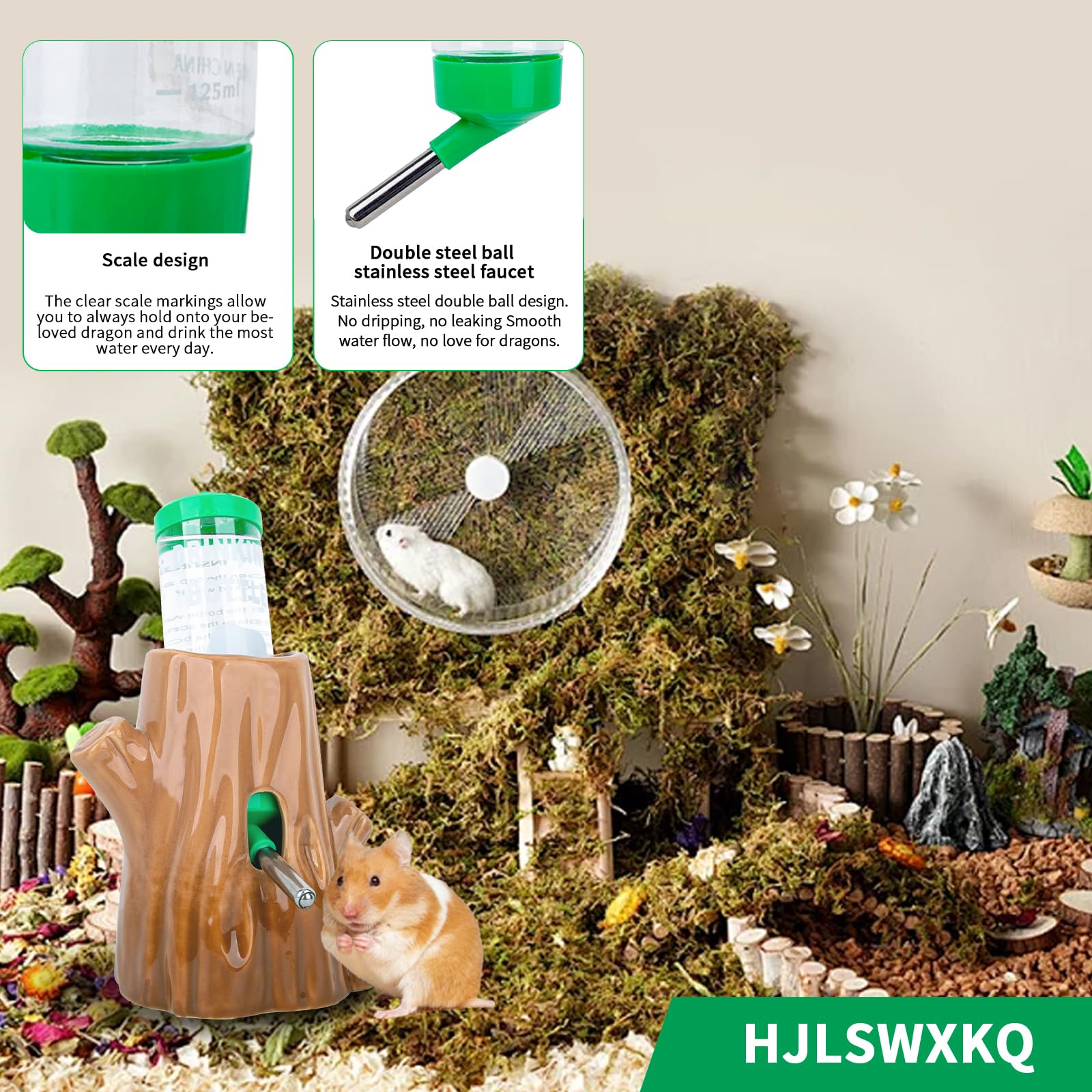 HJLSWXKQ leak-proof dual-ball system reduces drips and spills