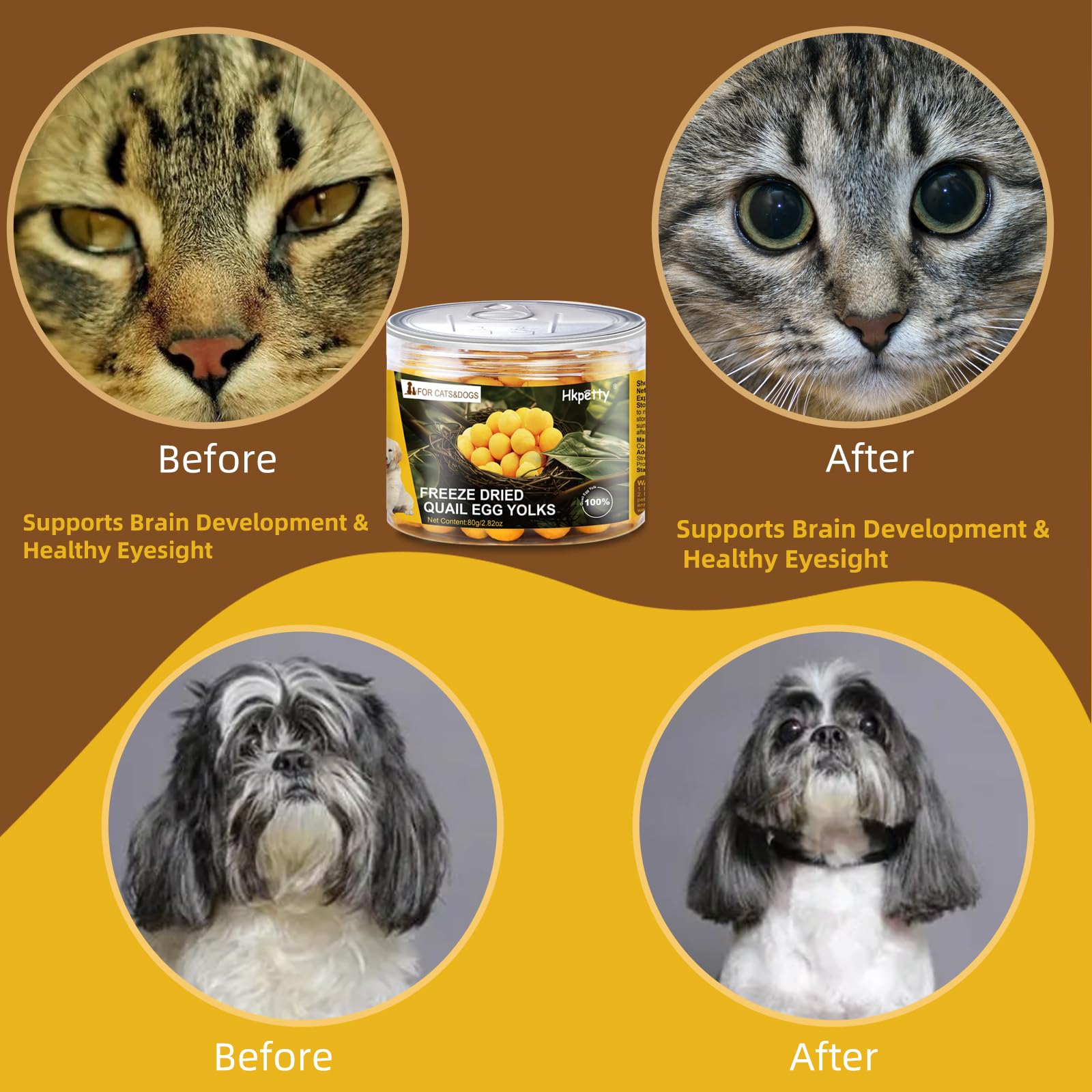 Hkpetty healthy-pets snacks supporting growth and immune function