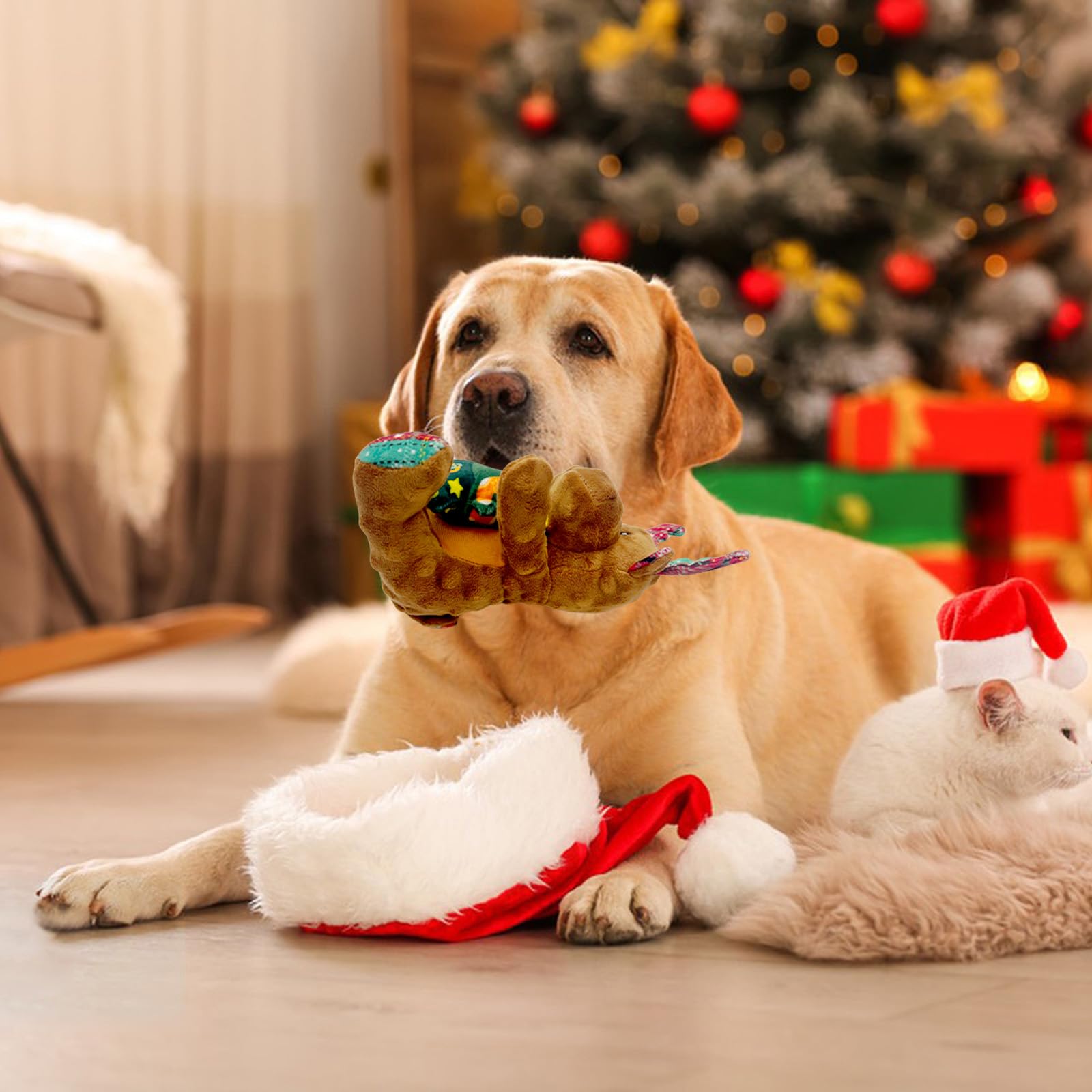 Hlimior holiday ornament design dog toy ideal for puppies