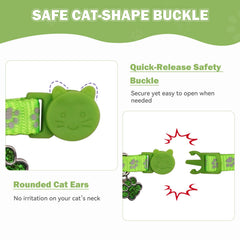 HLJ collar includes bell and paw pendant with a sturdy D-ring for IDs.