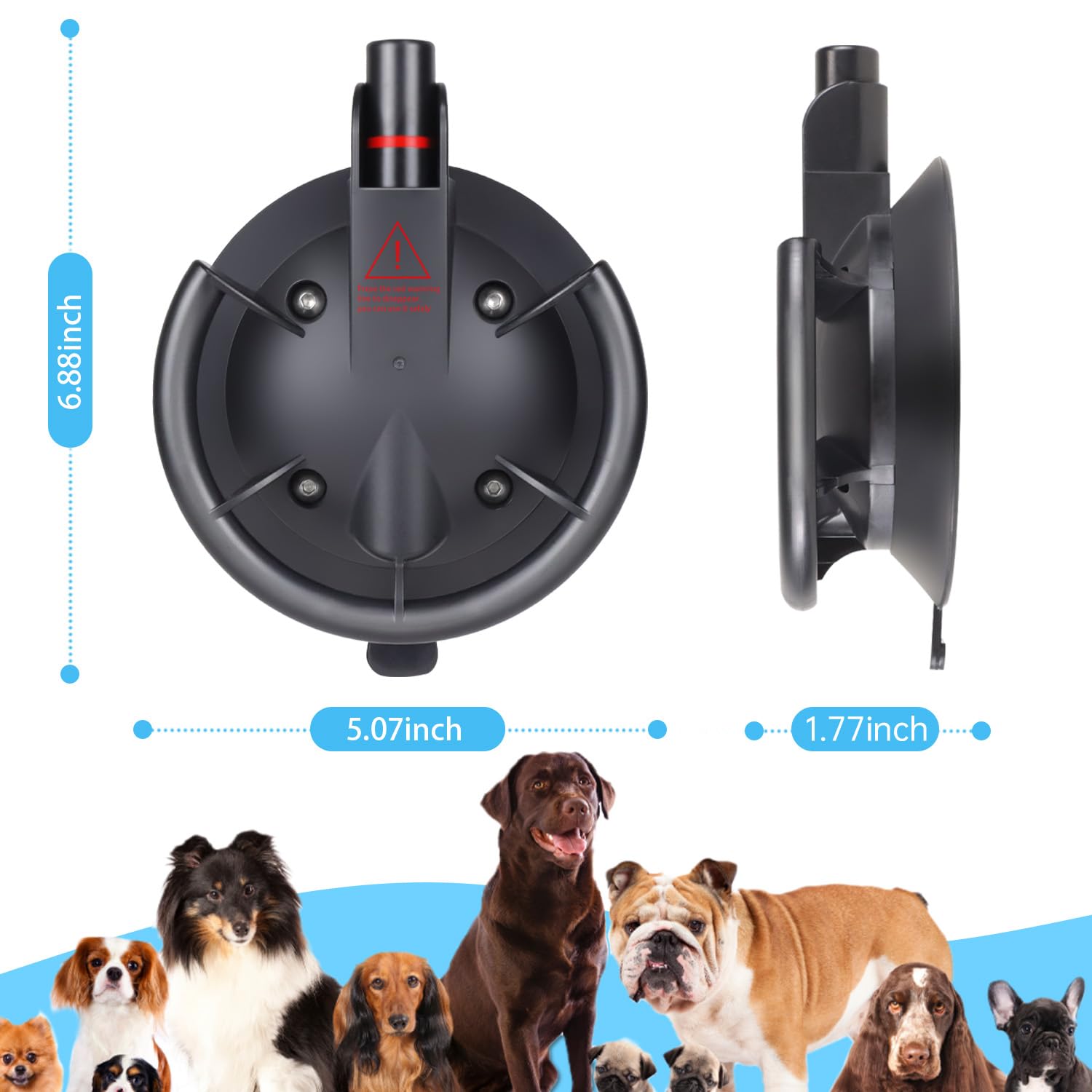 HLOGREE hands-free grooming setup enabling better control