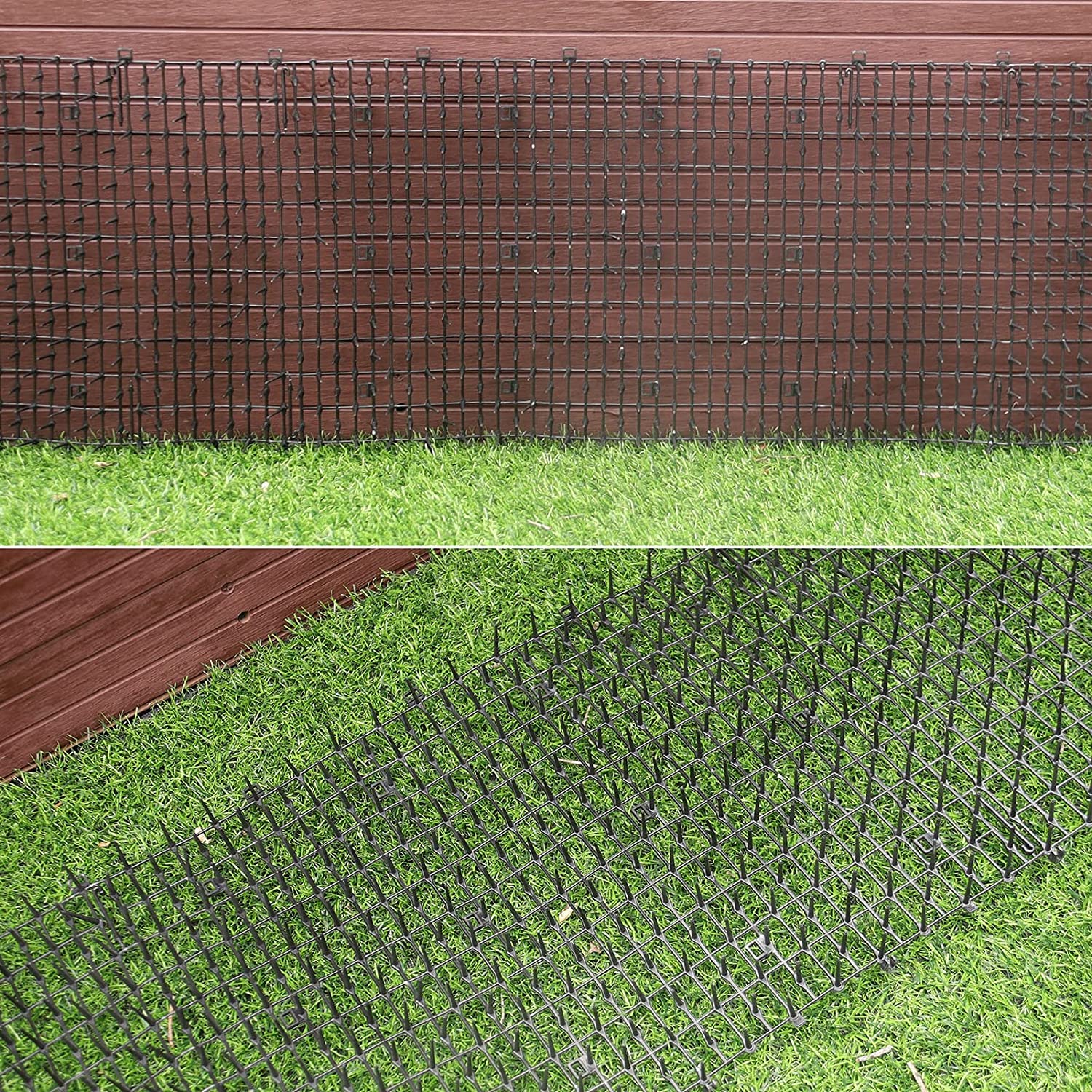Hmdivor easy-clean scat mat cleans quickly after outdoor deterring sessions.