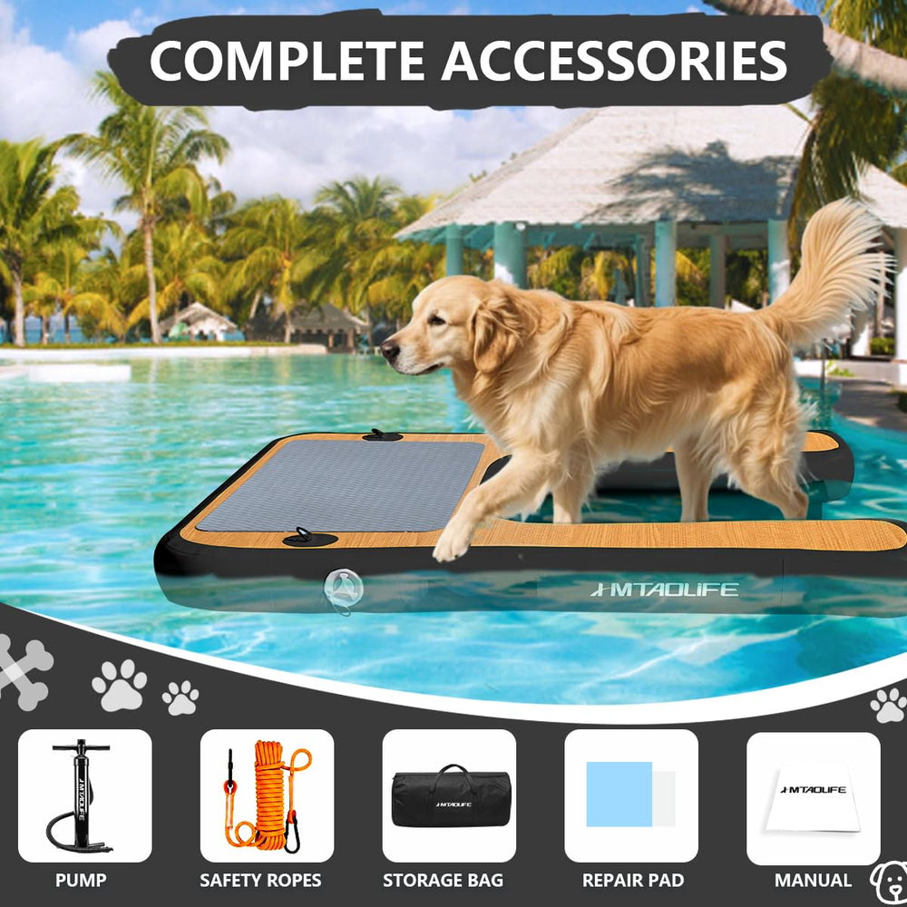 Hmtaolife dog ramp accessories bag pump - complete setup on the go