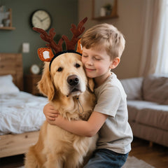 Hmxpls elk deer costume headwear adds playful charm to festive events and parties