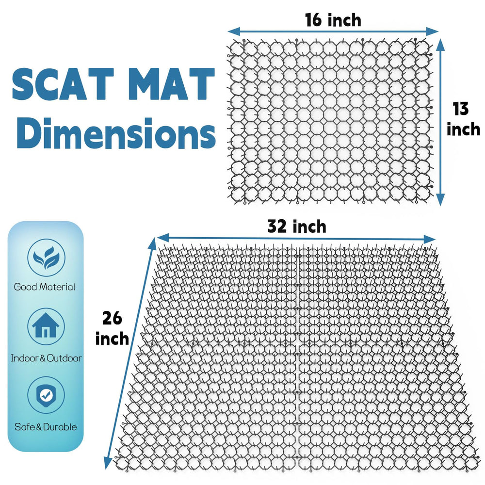 Hmyomina cat scat mat on car hood deters pawing without harm.