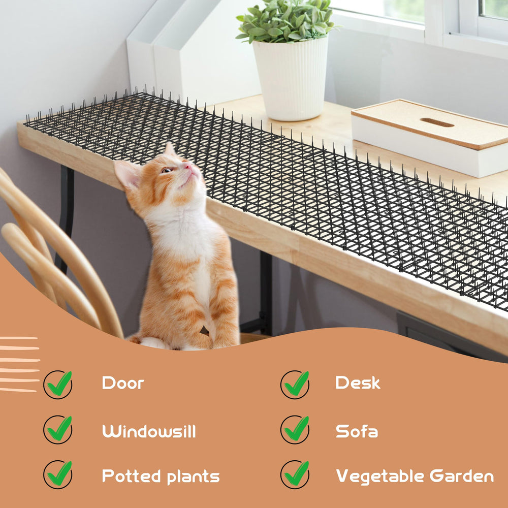 Hmyomina durable PP scat mat as a harmless deterrent for pets