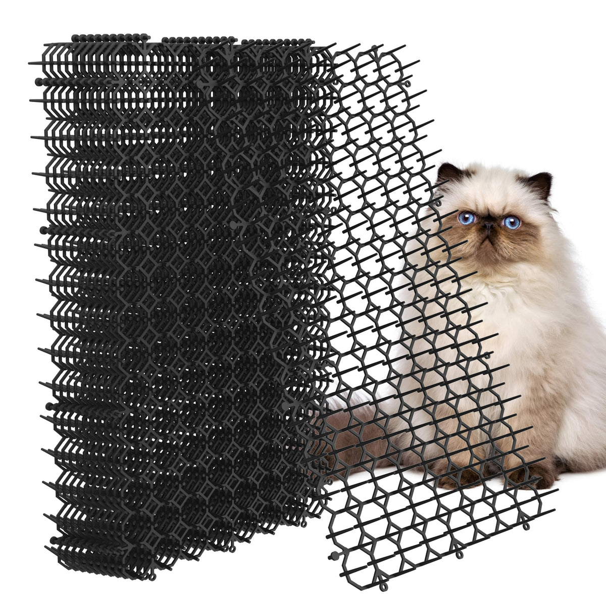 Hmyomina scat mat spikes outdoors deterring garden cats