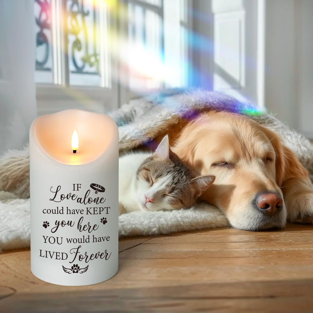 HN HAIINAA pet memorial cat candle for soothing memories