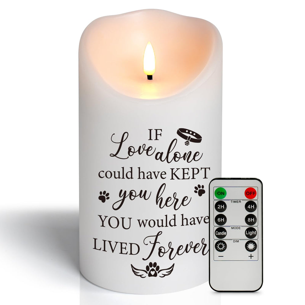 HN HAIINAA pet memorial dog candle for comforting remembrance