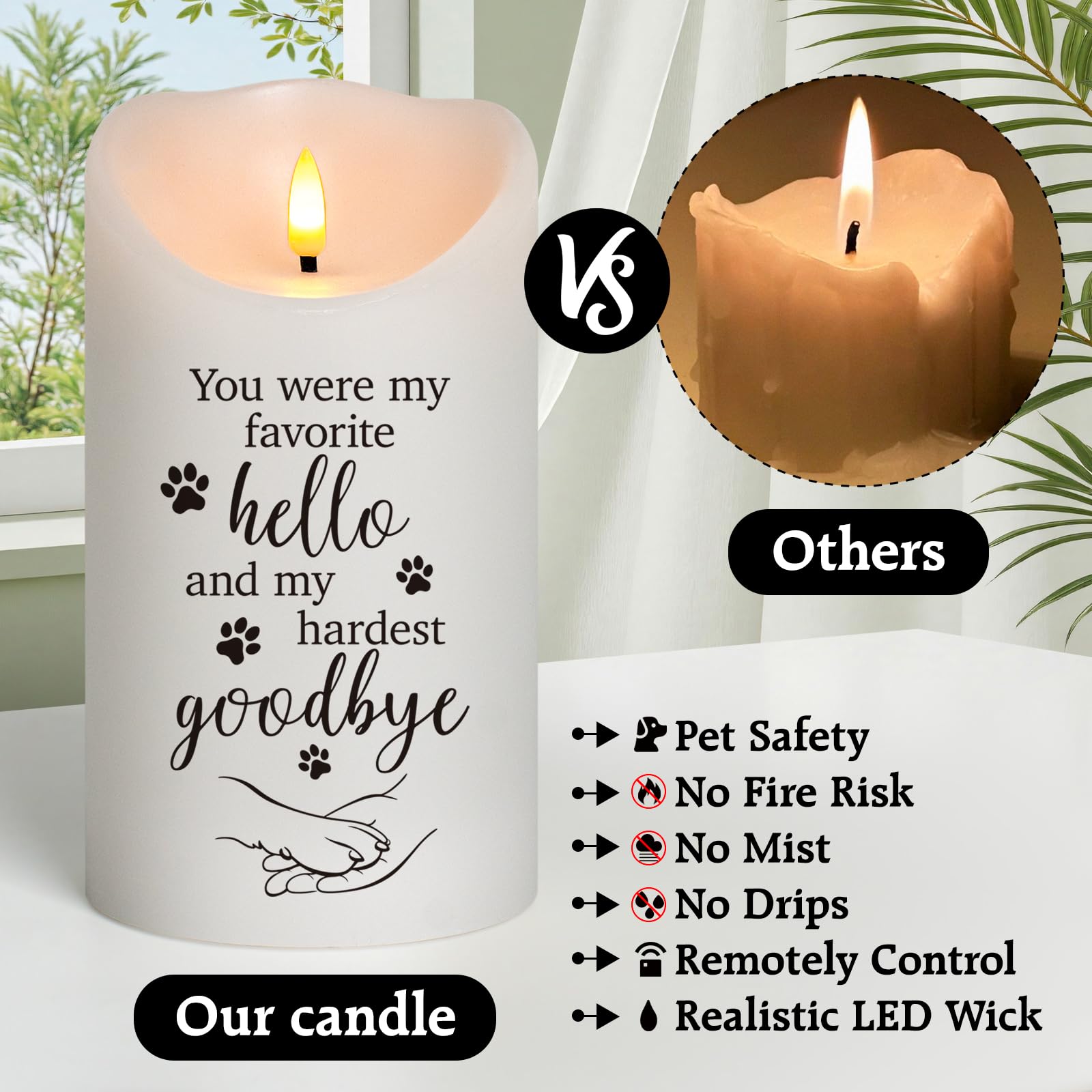 HN HAIINAA timer options 2H/4H/6H/8H support quiet remembrance without flames.