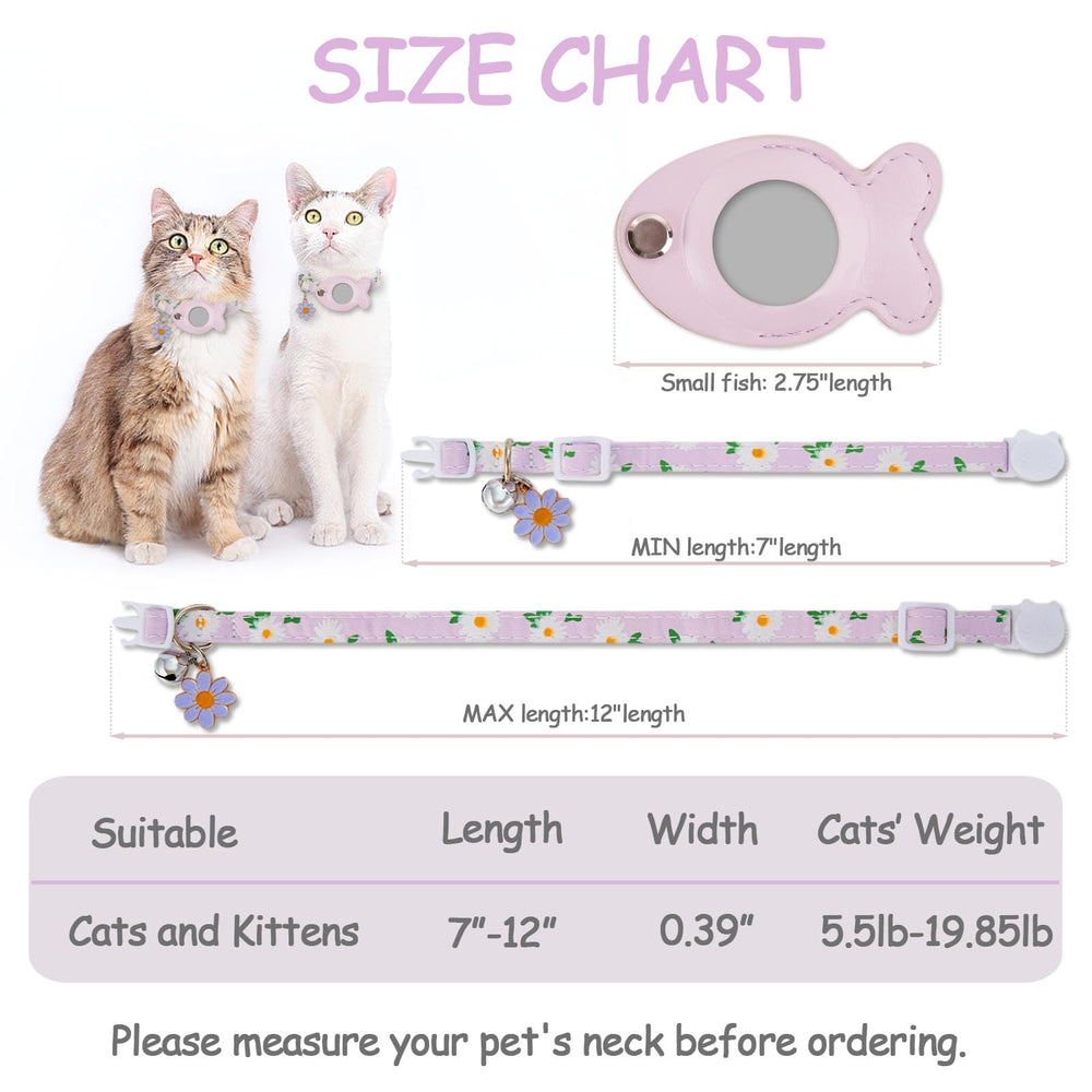HNDONGCC Purpul cat collar lightweight durable material for long wear