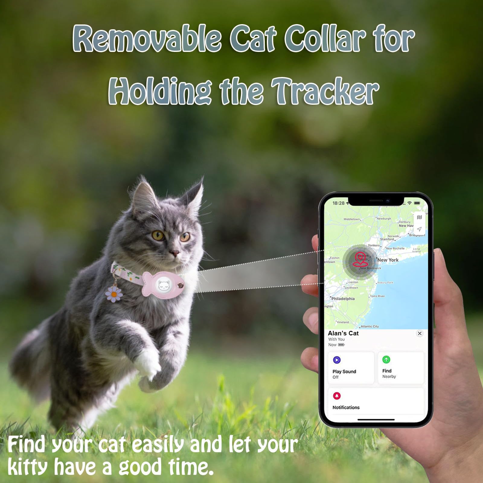 HNDONGCC Purpul cat collar packaging gift-ready presentation