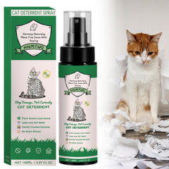 HNMTWQ Cat Deterrent Spray bottle front view for protecting furniture and indoor spaces.