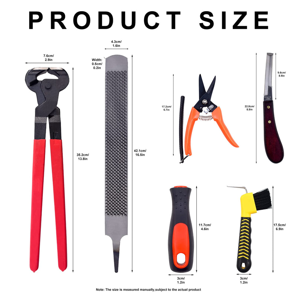 HNONPW double-sided hoof rasp with rubber grip enables fast filing.