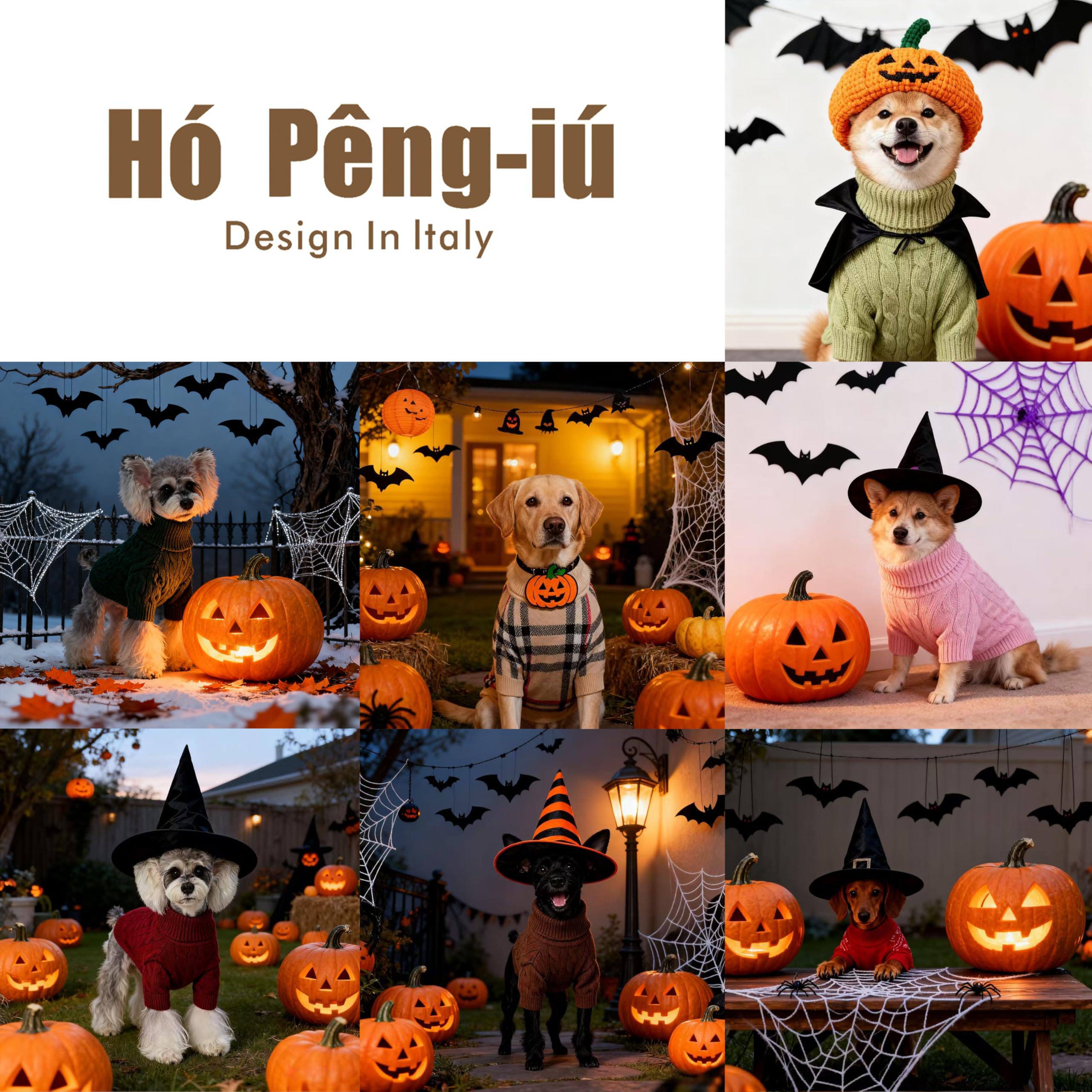 Hó Pêng-iú dog sweater red side view emphasizes color and fit.