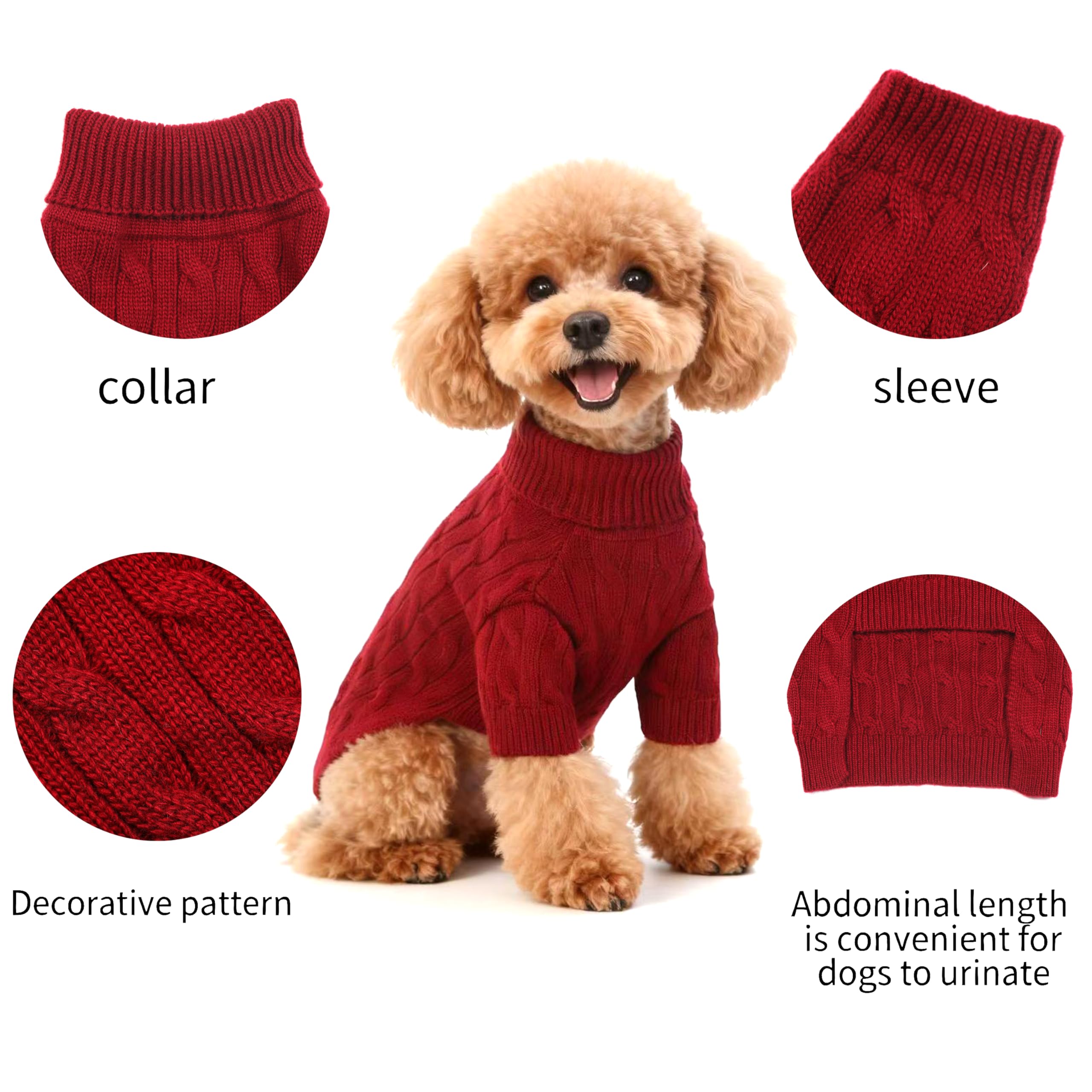 Hó Pêng-iú holiday-wear dog coat suitable for parties and festive photos.