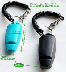 HoAoOo black wrist-strap clicker supports confident training