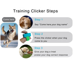 HoAoOo finger clicker dog training cueing in action