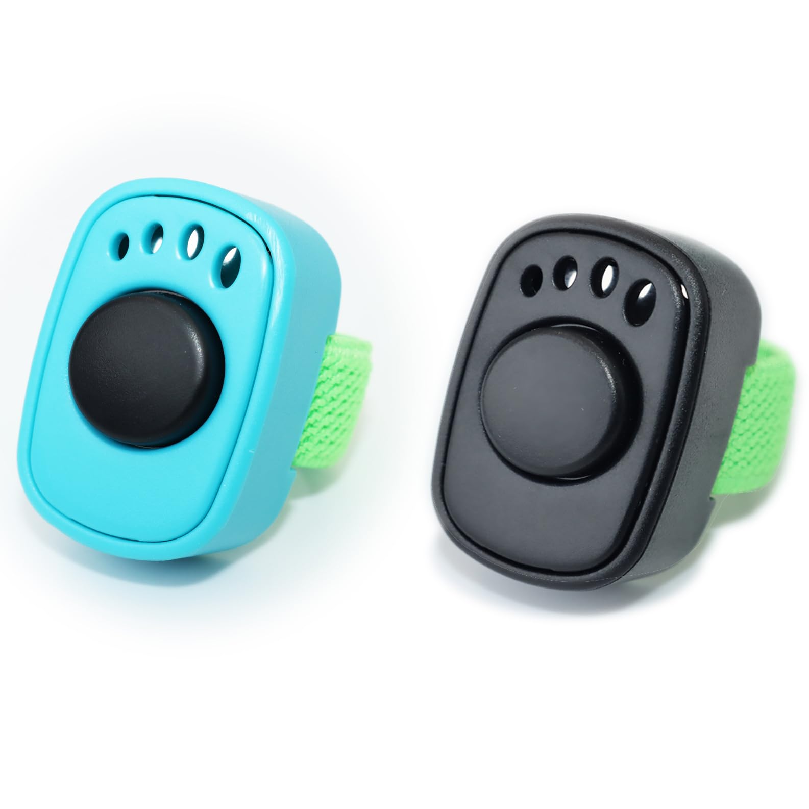 HoAoOo pet clicker black and blue pack ready for training sessions