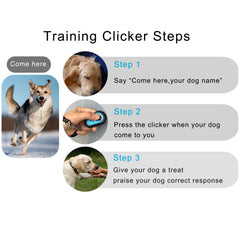 HoAoOo pet clicker used during dog training session.