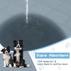 HOBBTREE guinea pig cage liner with non-slip bottom keeps mats in place