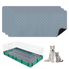 HOBBTREE guinea pig cage liner with soft flannel surface for comfy paws