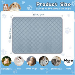 HOBBTREE guinea pig pee pad fast drying design keeps cages tidy