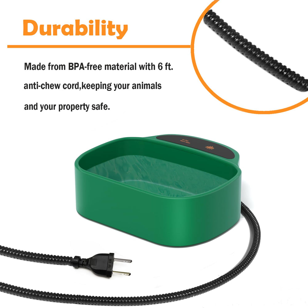 hodzumrac 35W heating element in action maintains unfrozen water