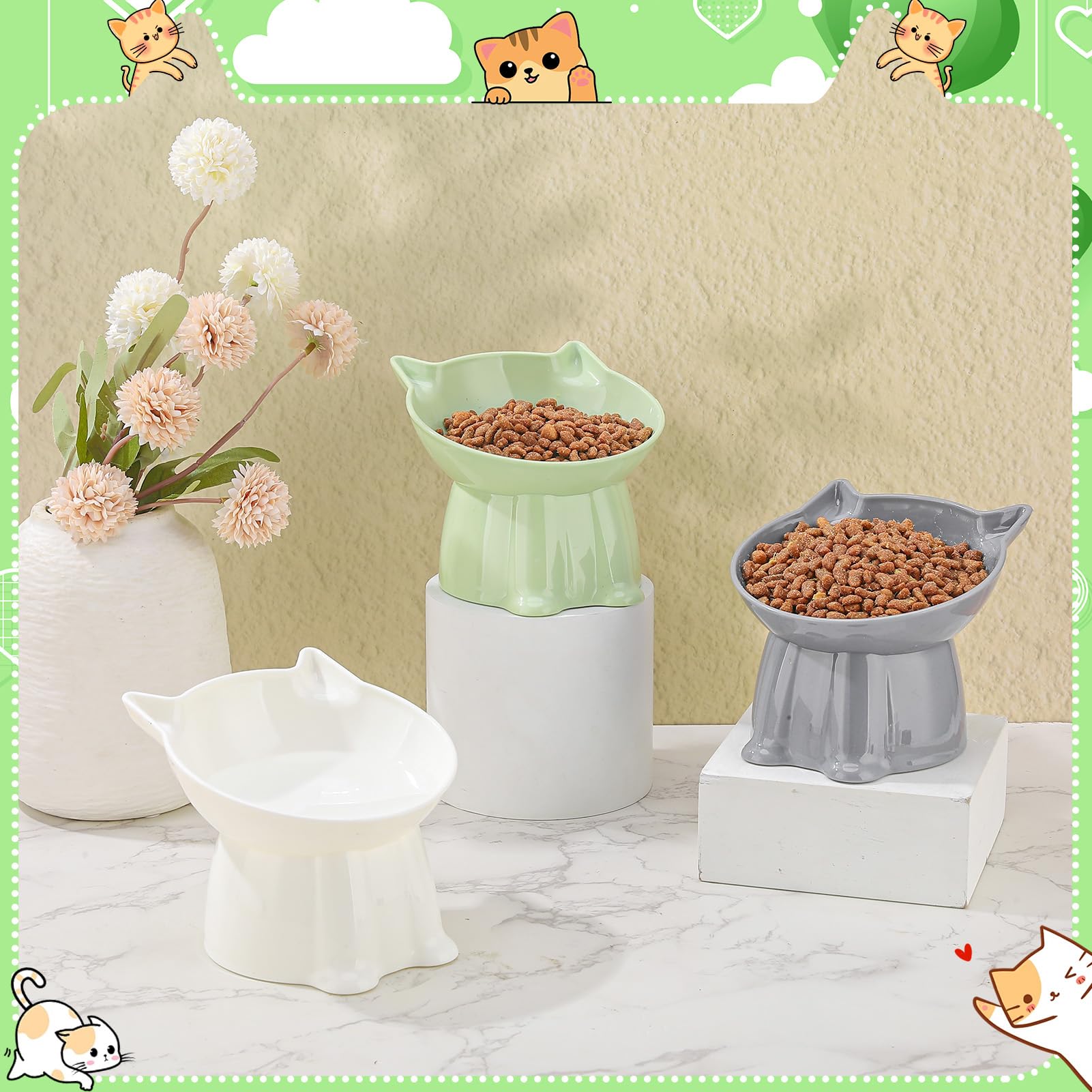 Hoemwarm easy-clean bowls for quick maintenance after meals.