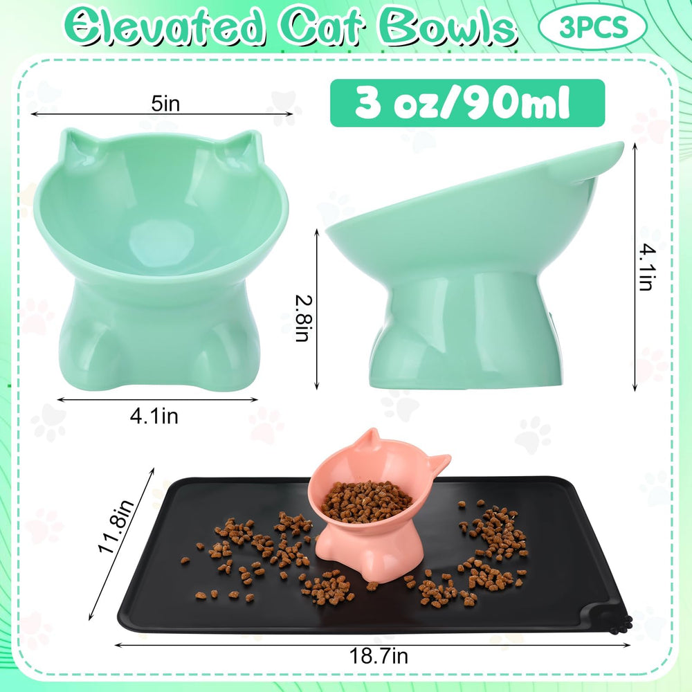 Hoemwarm mat and bowls set simplifies cleanup after meals