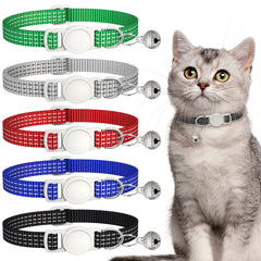 Hoeraonr five-pack reflective cat collars laid flat for versatile everyday wear.