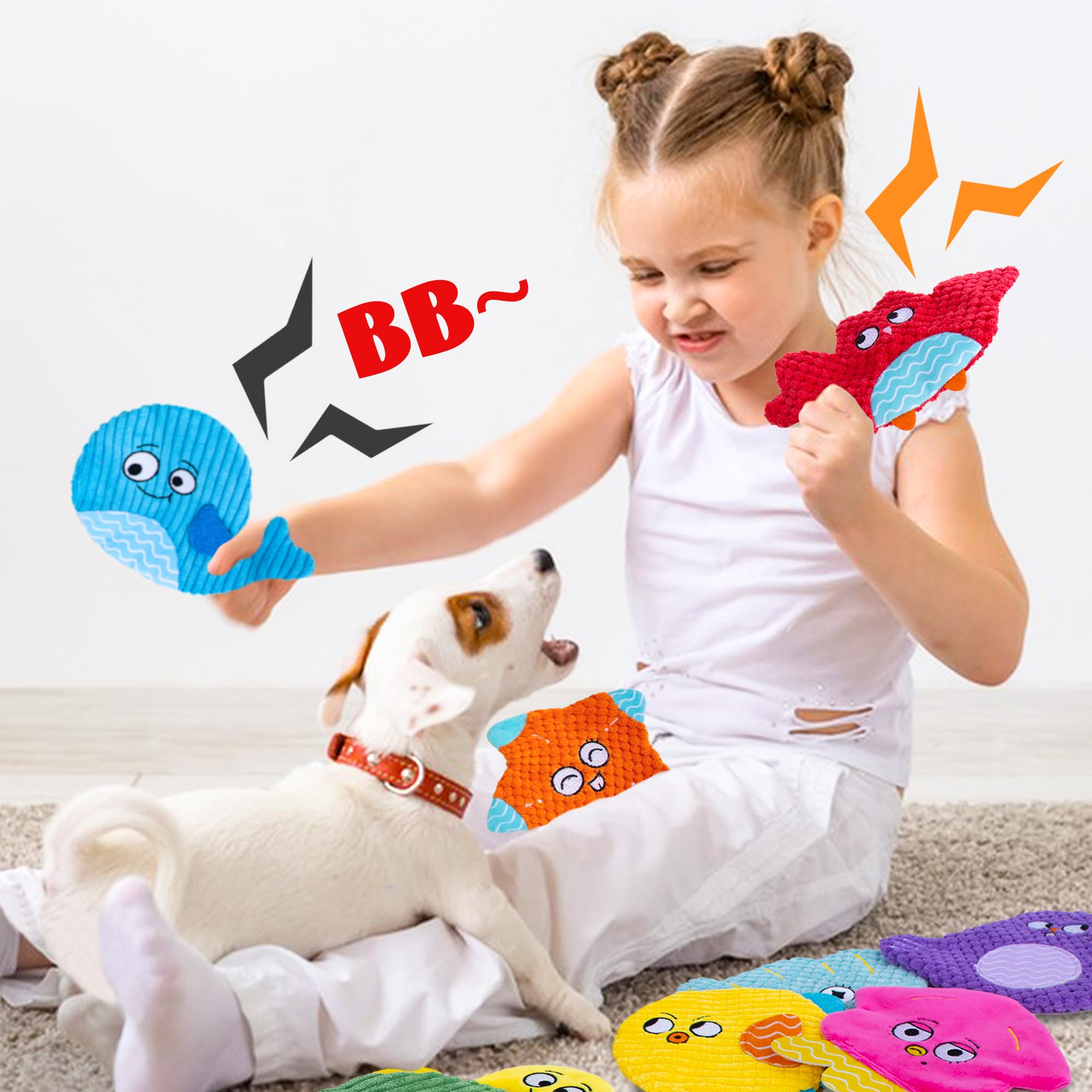 HOESDA gift-ready dog toy pack for birthdays and holidays.