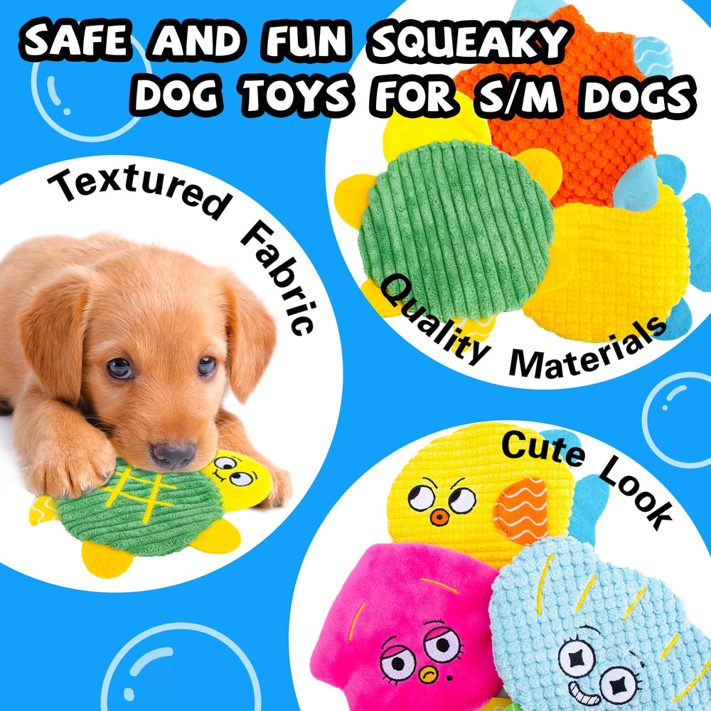 HOESDA no-stuffing dog toy reveals crinkle paper for extra sensory engagement.