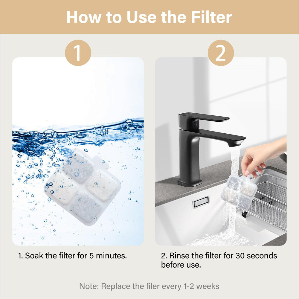 HOETEK six-layer filtration with carbon and silver ions reduces debris