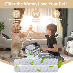 HOETEK Chumajor 5-layer filtration system delivers clean, safe water for dogs.