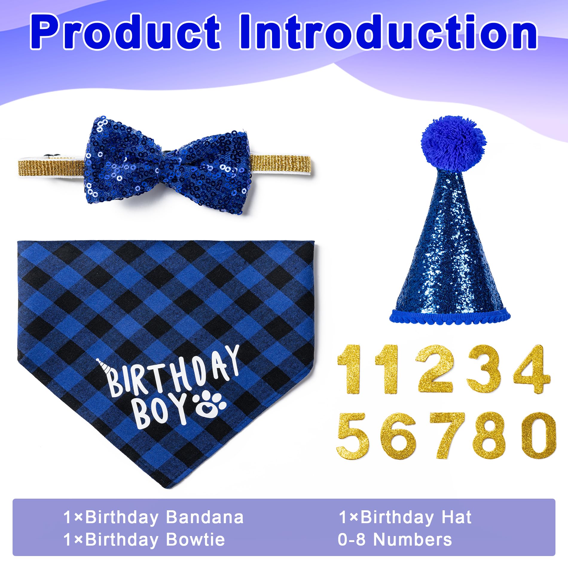 Hoewina birthday hat with 0-8 numbers adds festive flair without slipping
