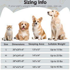 Hoewina 20-inch donut bed suitable for small cats and puppies.