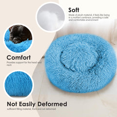 Hoewina washable donut bed supports easy cleaning after play.
