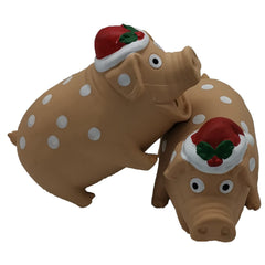 Hoiasem Christmas Pig toy inside festive box for holiday-interactive play.