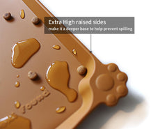 Hoki Found anti-slip feeding mat keeps dog and cat bowls stable during feeding