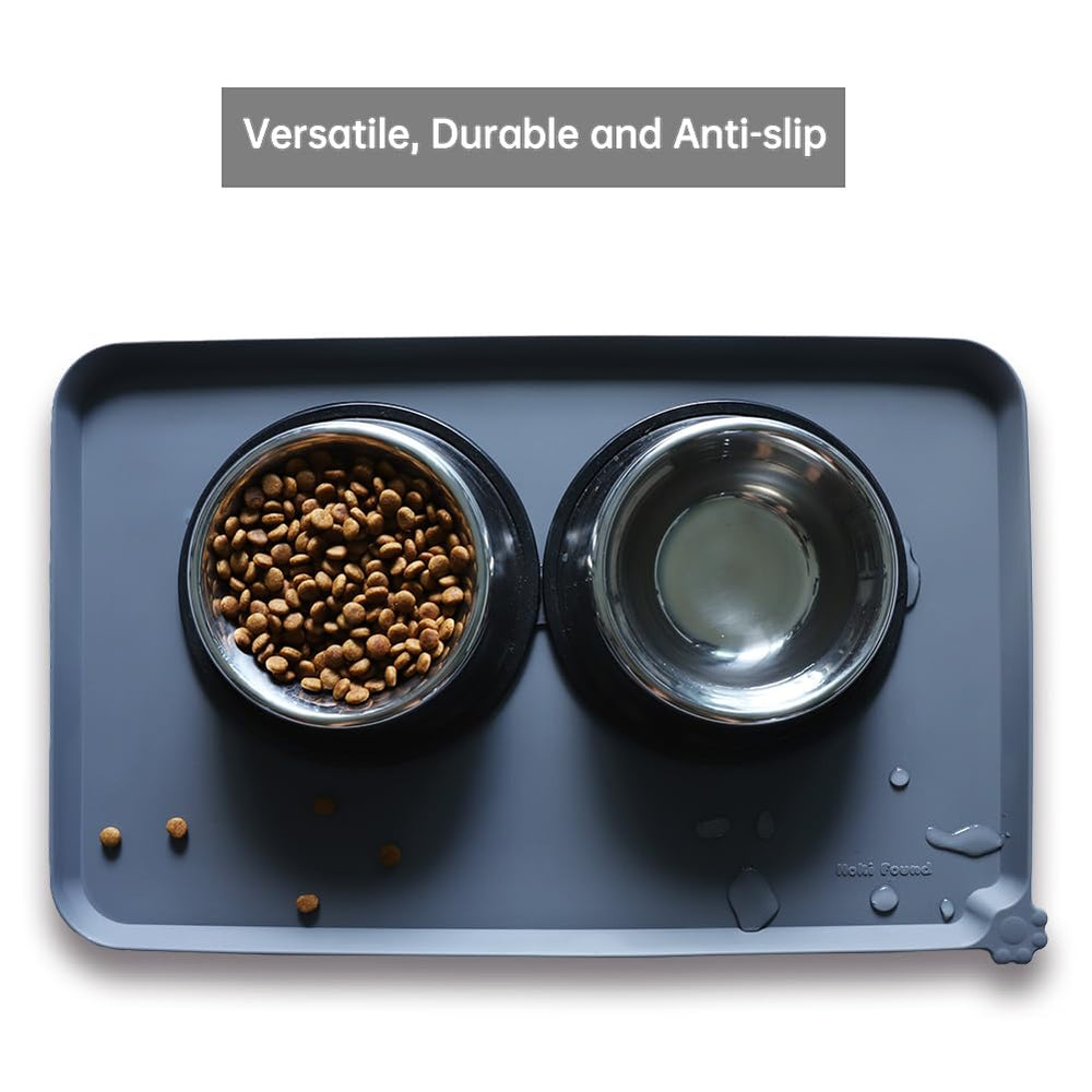 Hoki Found feeding mat anti-slip design keeps bowls steady.