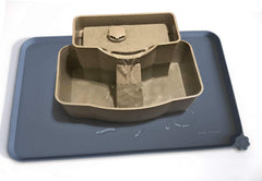 Hoki Found feeding mat durable silicone suited for travel.
