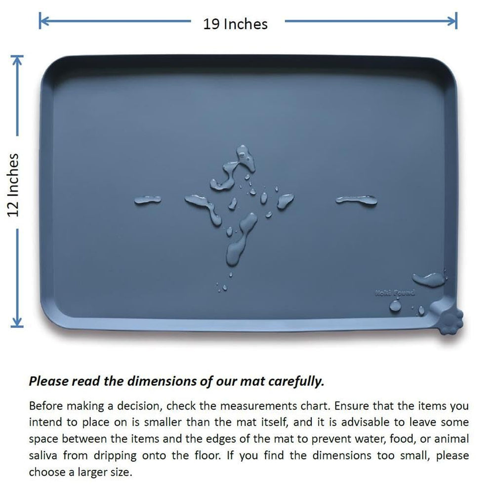 Hoki Found feeding mat soft and flexible silicone for daily use.