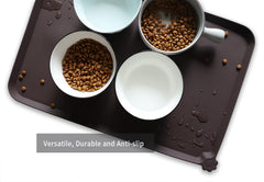 Hoki Found L silicone mat travels easily for on the go feeding.